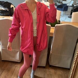 BP pink windbreaker jacket